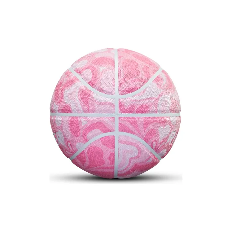RIGORER Heart PU Basketball Pink Size 7 Ball Training Unisex-9