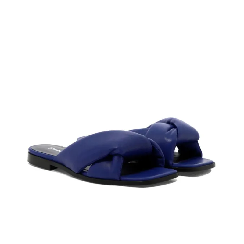 PINKO Slide Slippers Women's Blue-2