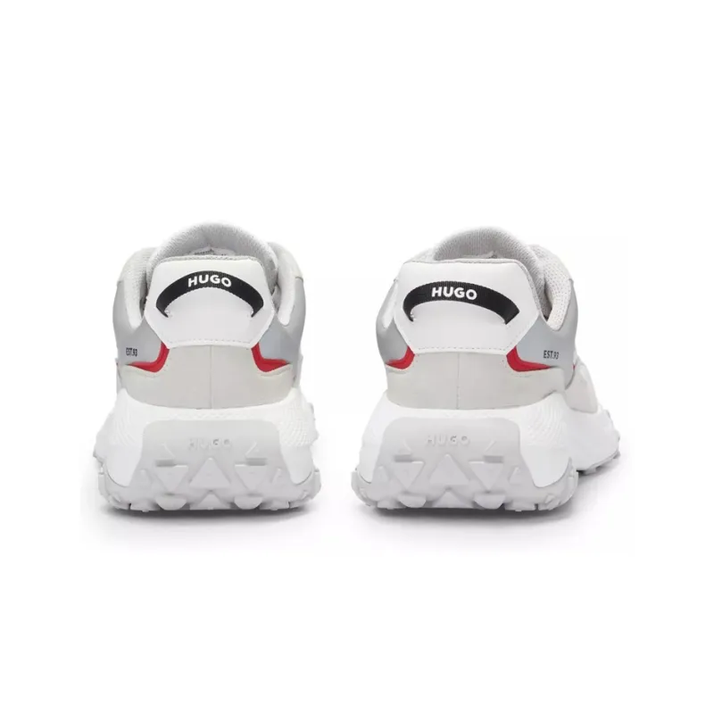 HUGO BOSS Low-Top Sports Casual Shoes Men's White Red-3