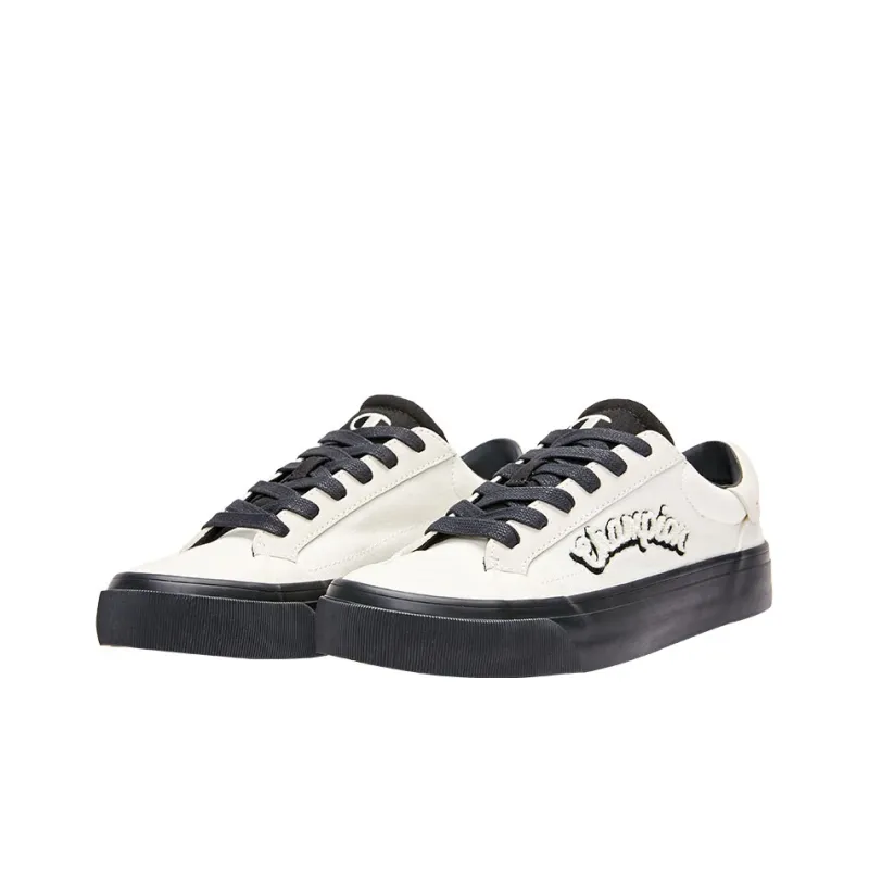 Champion Campus Star Pop Low 1.0 Low Top Skateboard Shoes Women's White Black-2
