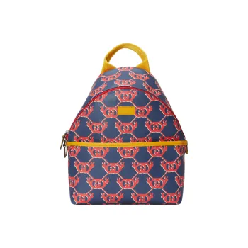 GUCCI Canvas Backpack Kids' Blue & Yellow