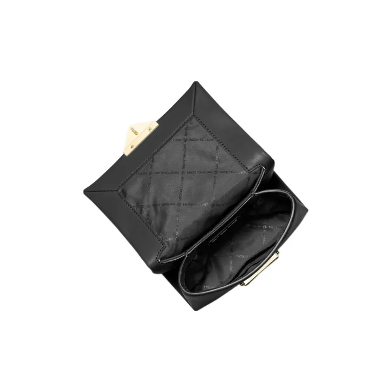 MICHAEL KORS Cece Cotton With Polyester Shoulder Bag, Crossbody Bag Women's Black-1