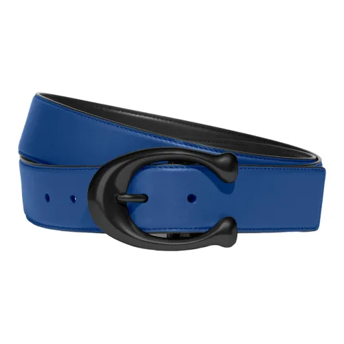 COACH Leather Leather Belts Men's Width: 3.8cm