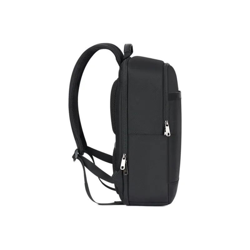 OIWAS Fabric Backpack Regular Unisex Black-2