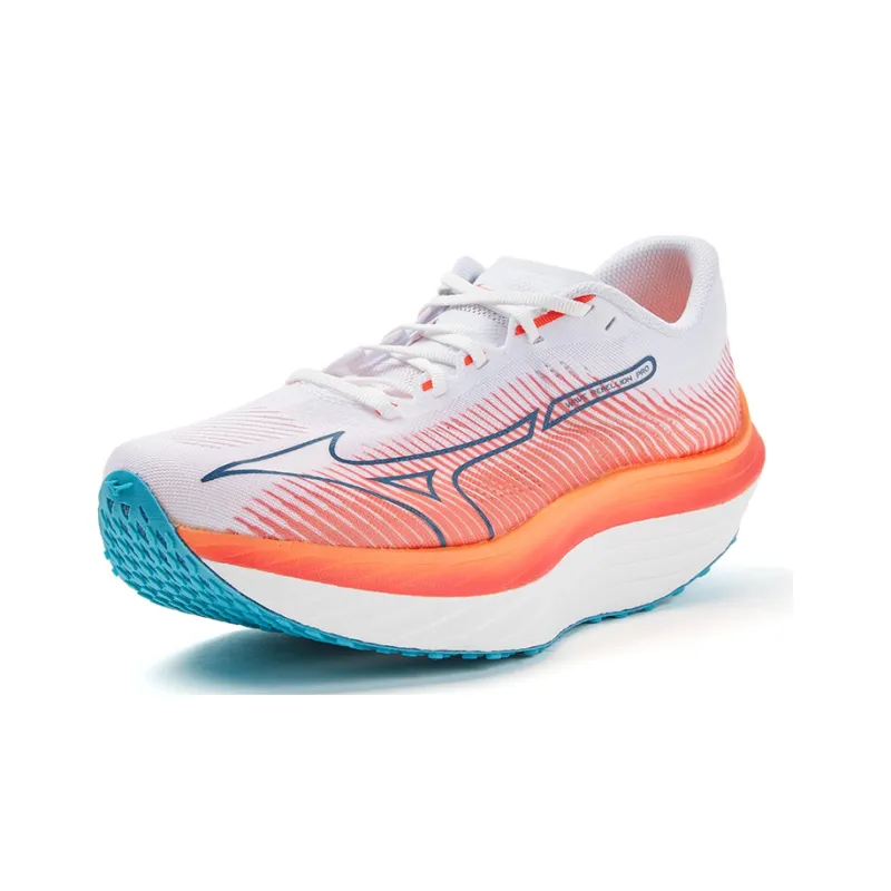 Mizuno Wave Rebellion Pro 'White Orange'-2