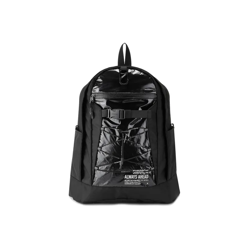 Subcrew Polyester Backpack Large Size Men's Black/Gray Green-0