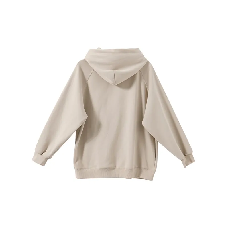 YUMOMO STAR Hooded Loose Fit Sweatshirt Spring And Autumn Women's-1