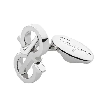 Ferragamo Cufflinks Men Silver