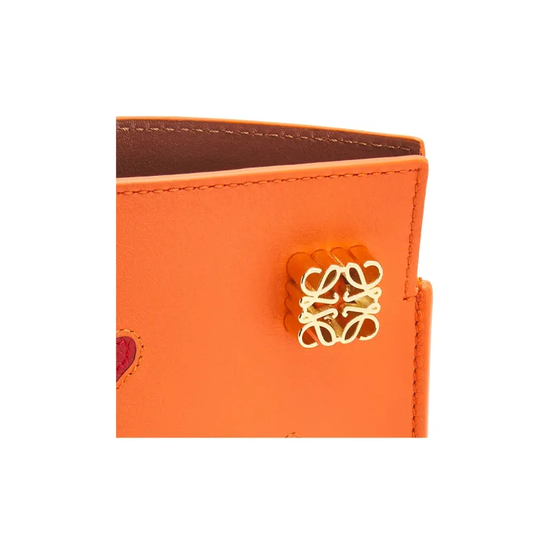 LOEWE Howl's Moving Castle Classic Cow Leather Shoulder Bag Crossbody Bag Women's Orange-7