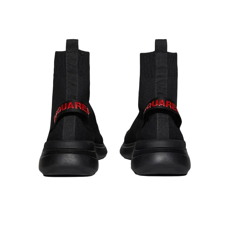 DSQUARED 2 Fly High Top Sports Casual Shoes Men's Black-3