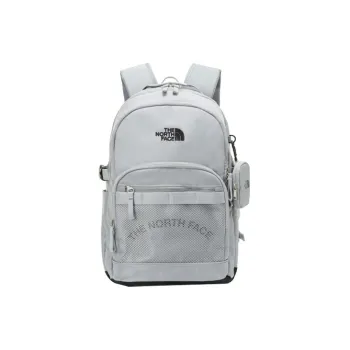 THE NORTH FACE Recycled Material Nylon Backpack Regular Unisex Light Gray