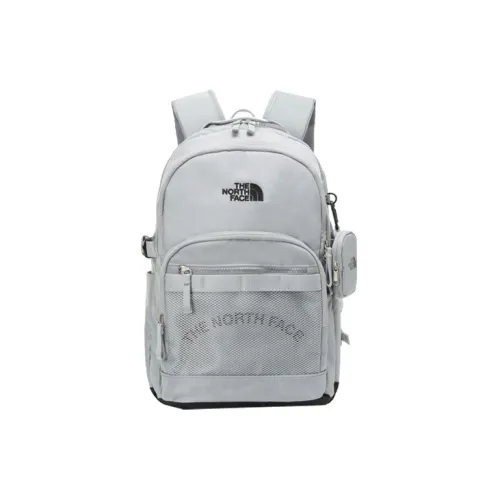 THE NORTH FACE Recycled Material Nylon Backpack Regular Unisex Light Gray