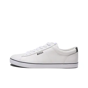 HUGO BOSS Low Top Stylish Skateboarding Shoes Men's White