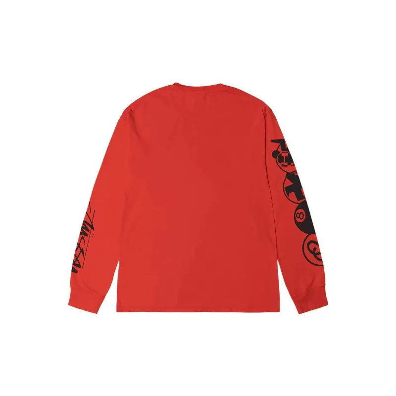 Stussy Stacked Pigment Dyed Long Sleeve Tee-1