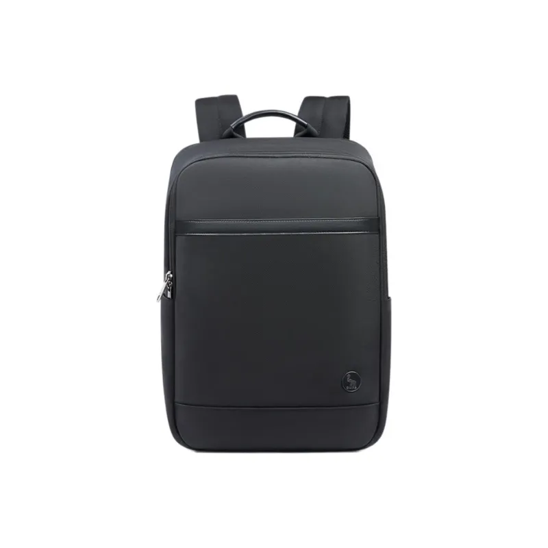 OIWAS Fabric Backpack Regular Unisex Black-0