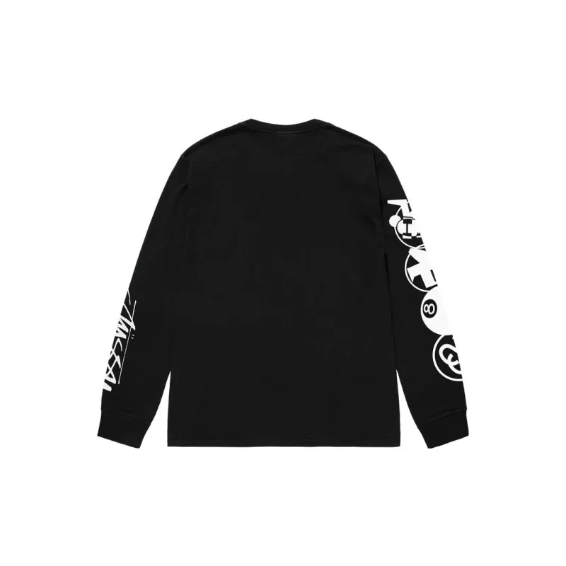 Stussy Stacked Pigment Dyed Long Sleeve Tee-5