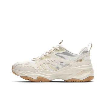 Skechers D'LITES 4.0 Fresh Look Bear Collection Anti Slip Wear Resistant Low Top Casual Shoes Men's Natural
