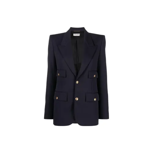 SAINT LAURENT Business Suits Women's Blue