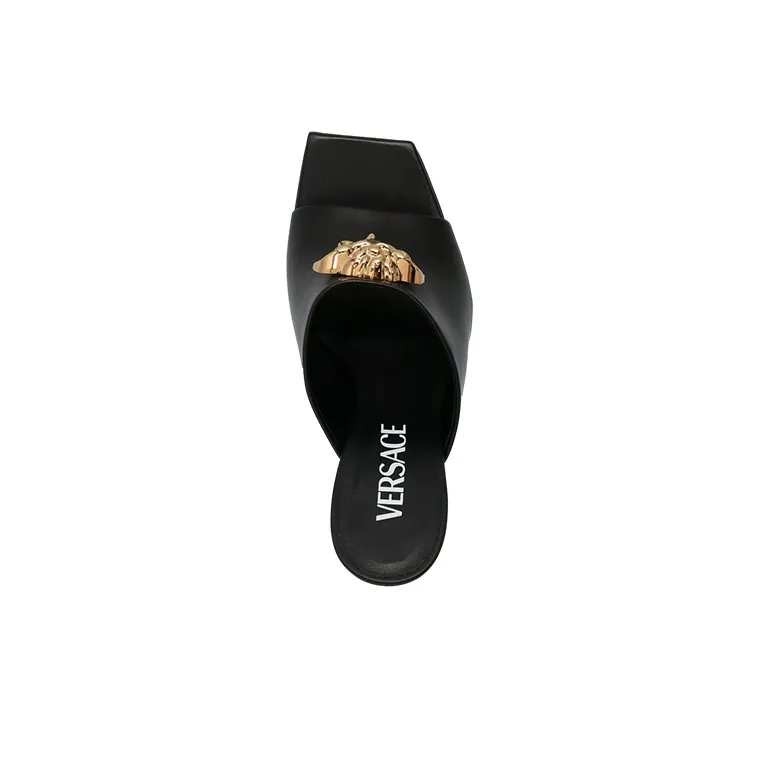VERSACE Slide Slippers Women's Black-2
