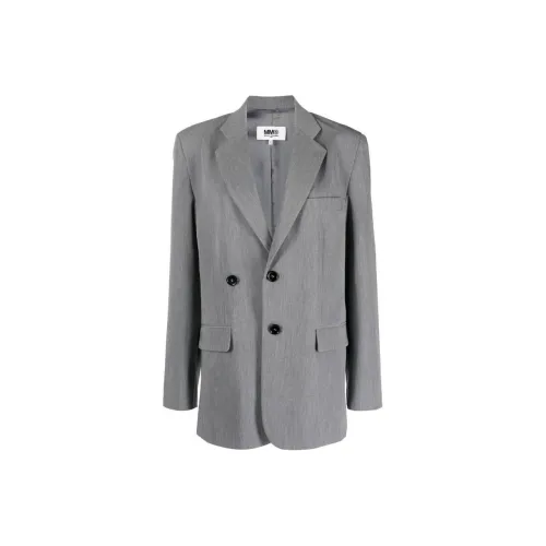 MM6 Maison Margiela Business Suits Women's Gray