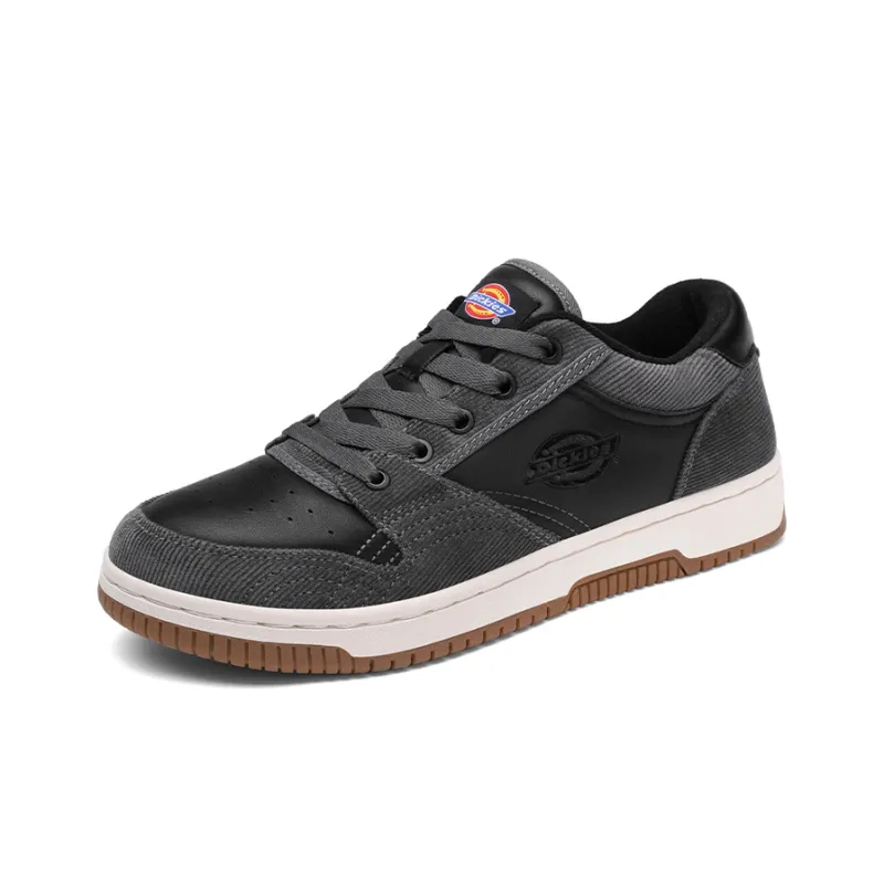 Dickies Versatile Fashion Panda Casual Shoes Men's Black Gray-1