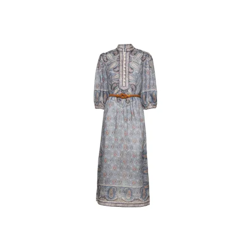 Zimmermann Short-Sleeved Dresses Women's Blue