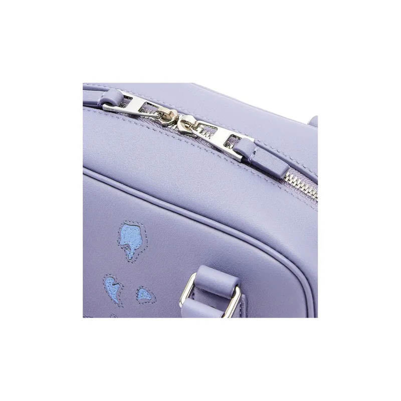 LOEWE Howl's Moving Castle Amazona Nappa Cow Leather Handbag Shoulder Bag Crossbody Bag Women's Purple-8