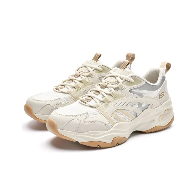 Skechers D'LITES 4.0 Fresh Look Bear Collection Anti Slip Wear Resistant Low Top Casual Shoes Men's Natural-1