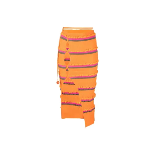 Jacquemus Buttoned Ribbed-knit Skirt