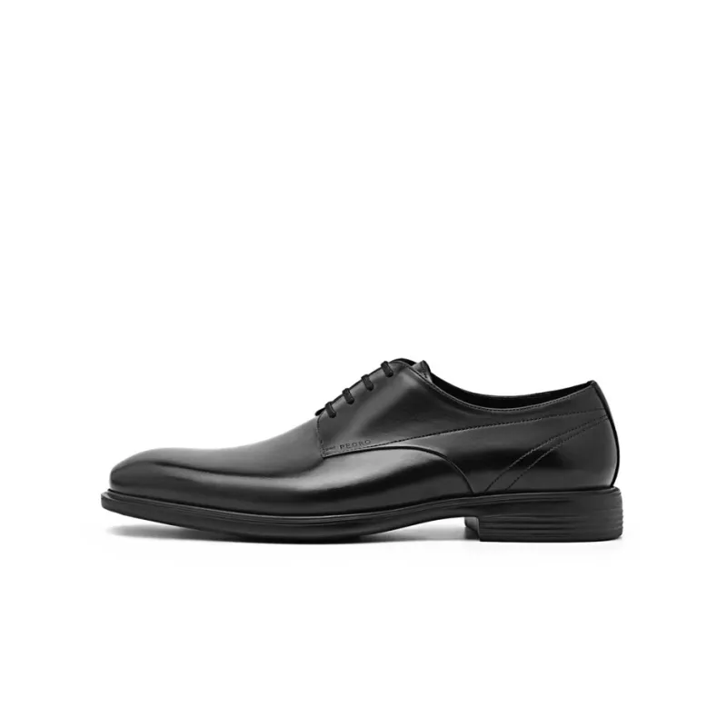PEDRO Dress Shoes Men Low Top Black-0