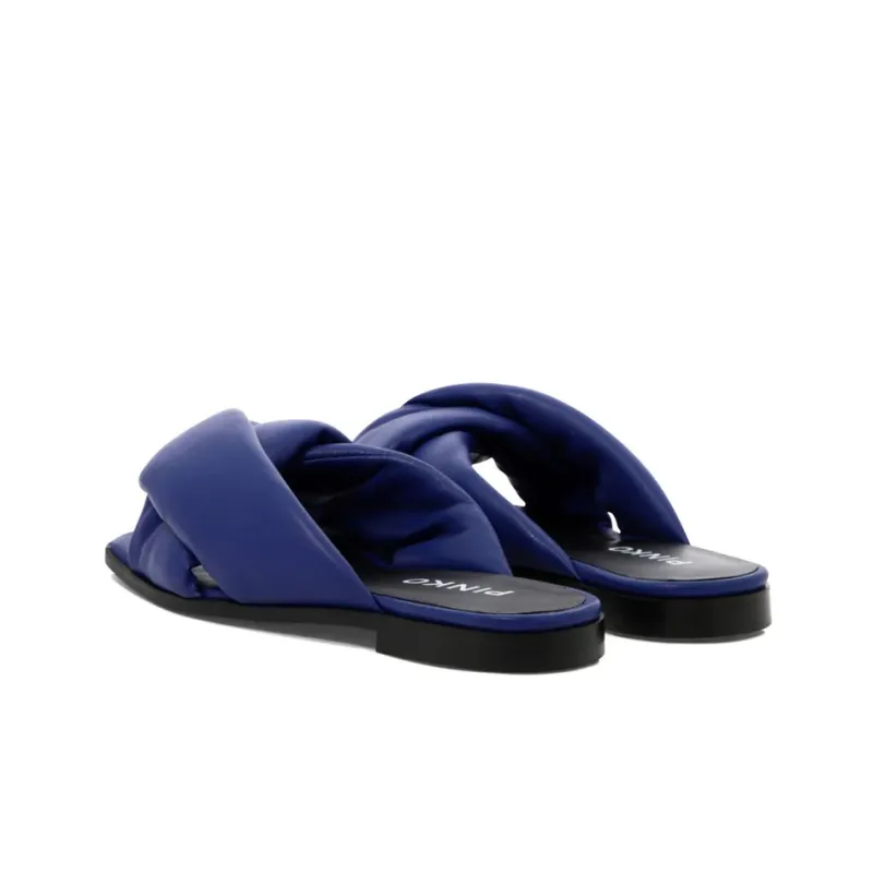 PINKO Slide Slippers Women's Blue-4