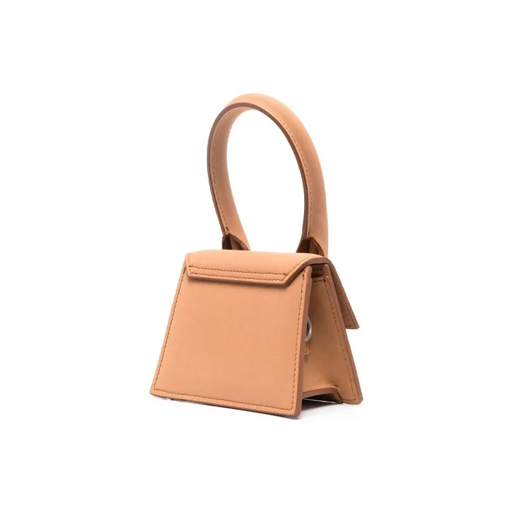 Jacquemus Cow Leather Shoulder Bag Crossbody Bag Handbag Mini Men's Light Umber-1