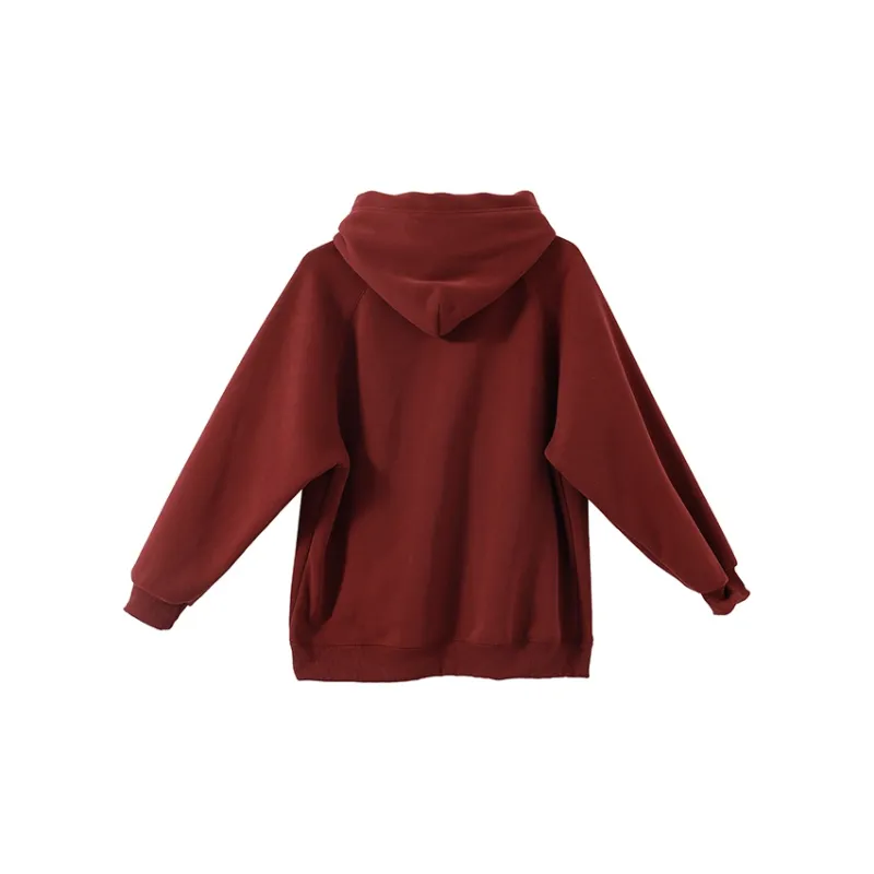 YUMOMO STAR Hooded Loose Fit Sweatshirt Spring And Autumn Women's-4