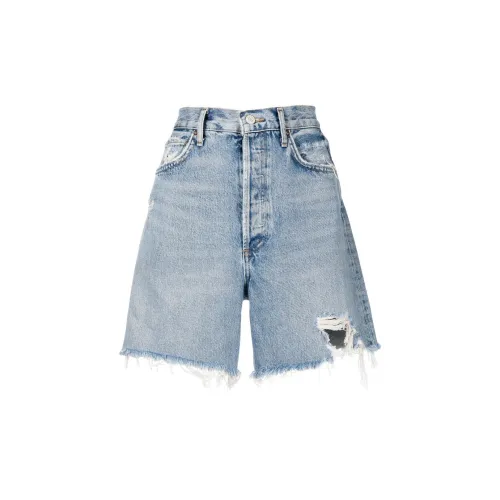 AGOLDE Denim Shorts Women's Denim Blue