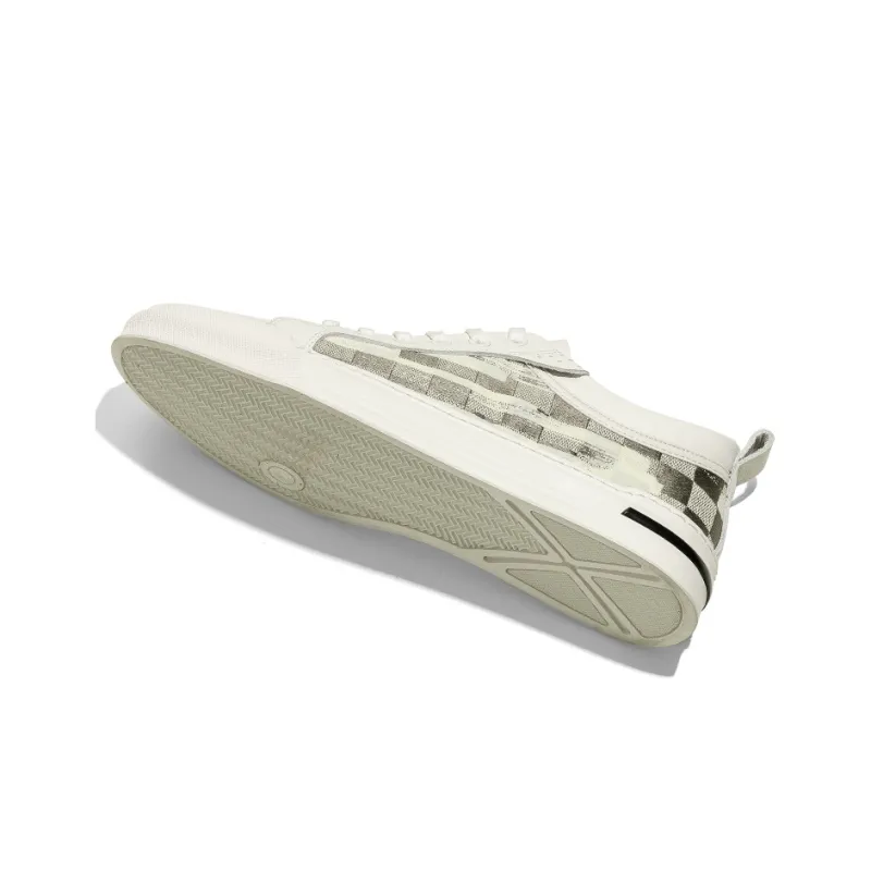 LEAVELAND Stylish Skateboarding Shoes Men's White-4