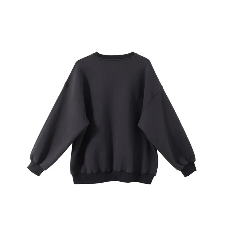 YUMOMO STAR Crew Neck Loose Fit Sweatshirt Spring And Autumn Women's-1