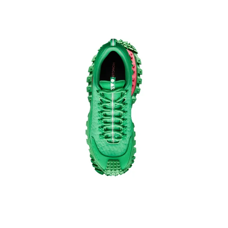 Moncler Low Top Sports Casual Shoes Men's Green-2