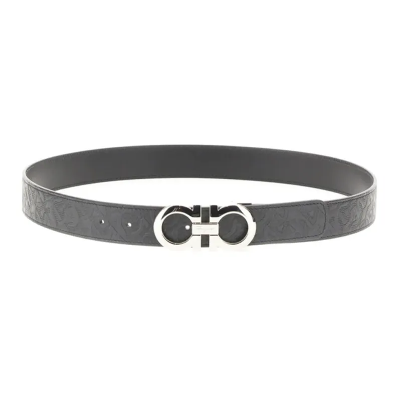 FERRAGAMO Fashion Elegance Casual Versatile Men's Width 3.3cm-0