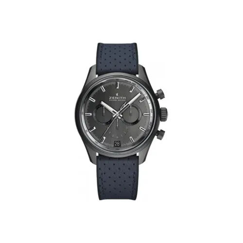 ZENITH Automatic Mechanical Movement Men's Watches Watch 42mm Gray Dial Ceramic Watch Case