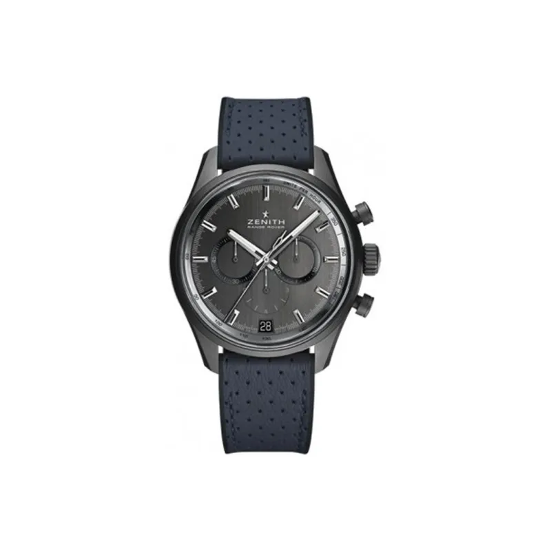 ZENITH Automatic Mechanical Movement Men's Watches Watch 42mm Gray Dial Ceramic Watch Case-0