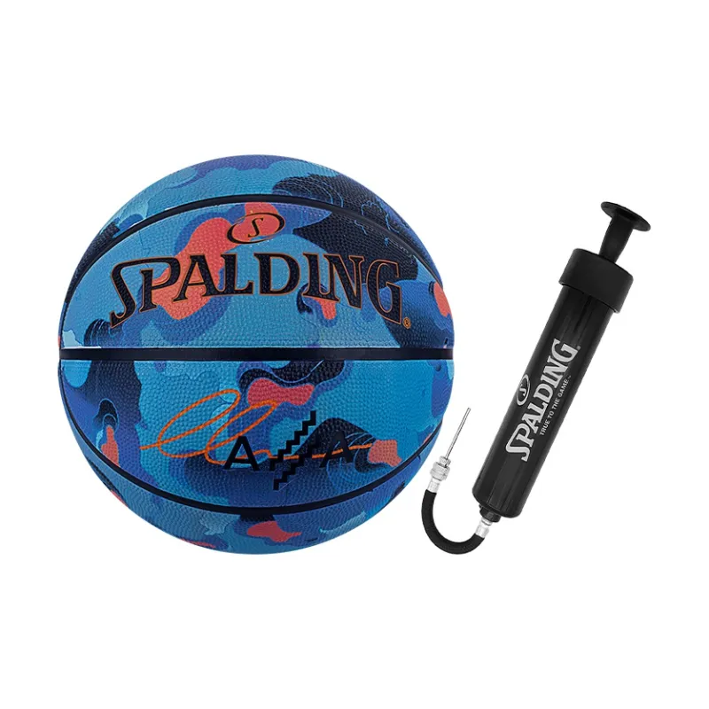 SPALDING x Andrew Archer Rubber Basketball Blue Size 7 Ball Training Unisex-2
