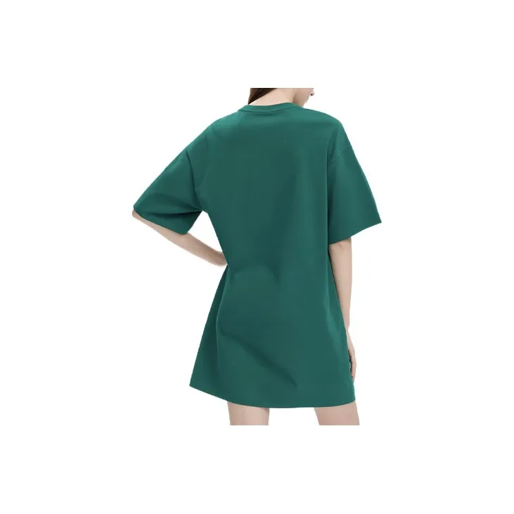 FILA Short-Sleeved Dresses Women's Chrysanthemum Crystal Green-1
