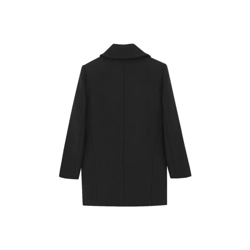 SAINT LAURENT SS23 Coat Women's Black-1