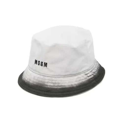 MSGM Bucket Hats Men White