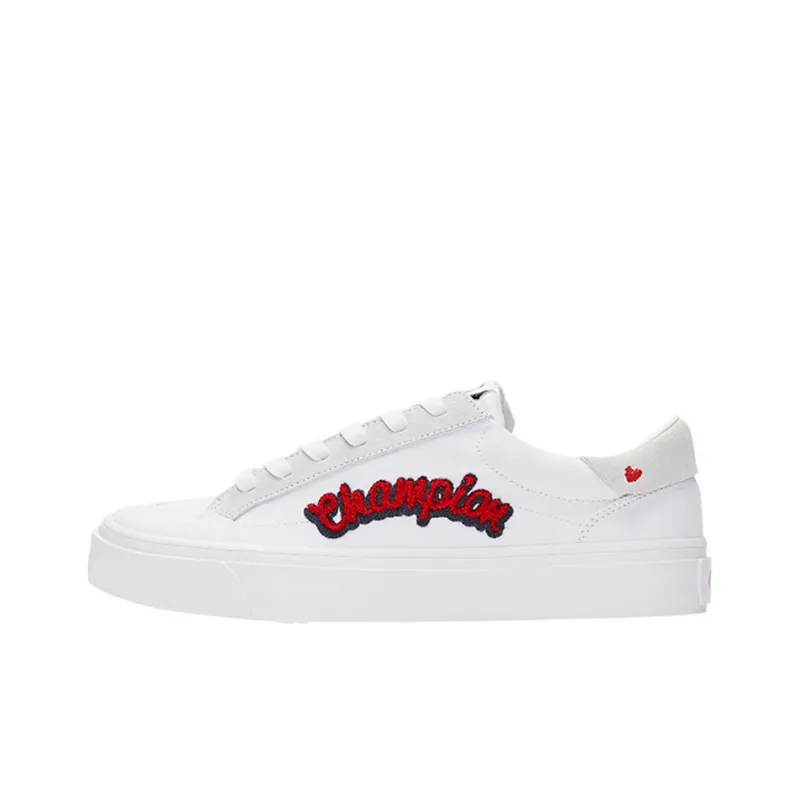 Champion Skateboard Shoes Women's White Red-0