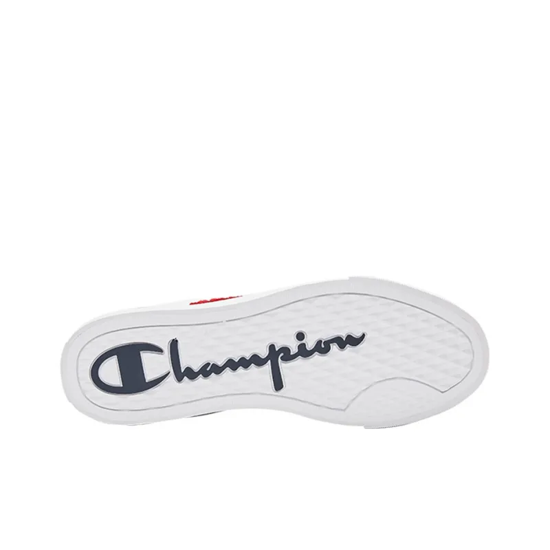 Champion Skateboard Shoes Women's White Red-4