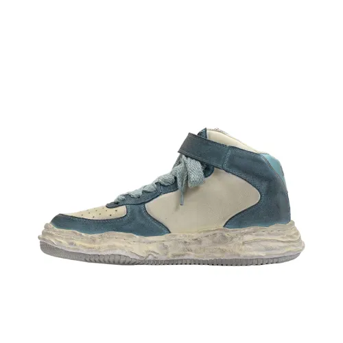 Maison MIHARA YASUHIRO Wayne Brushed Suede High-top Sneakers