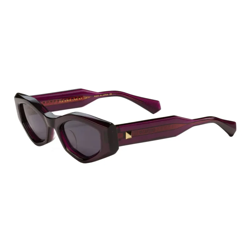Valentino Garavani Eyewear Rockstud Irregular frame Sunglasses-0