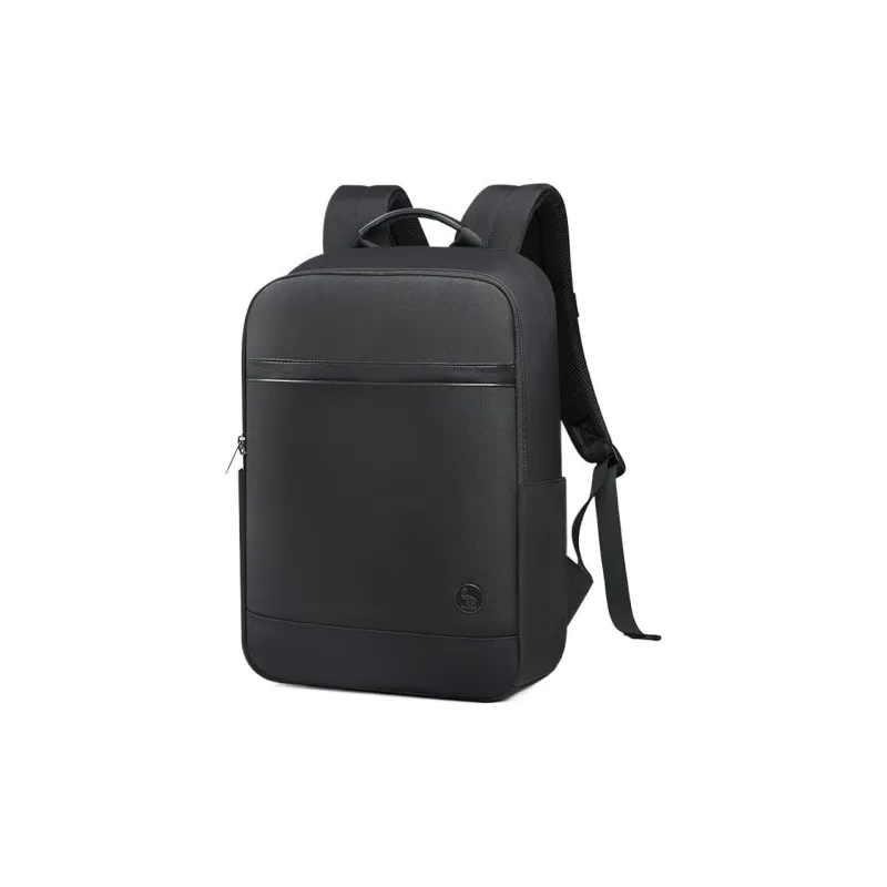 OIWAS Fabric Backpack Regular Unisex Black-3