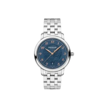 MONTBLANC Automatic Mechanical Movement Men's Watches Watch 39mm Blue Dial